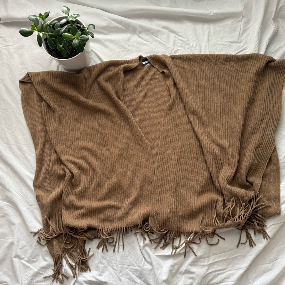Croft & Barrow Tan Knit Shawl